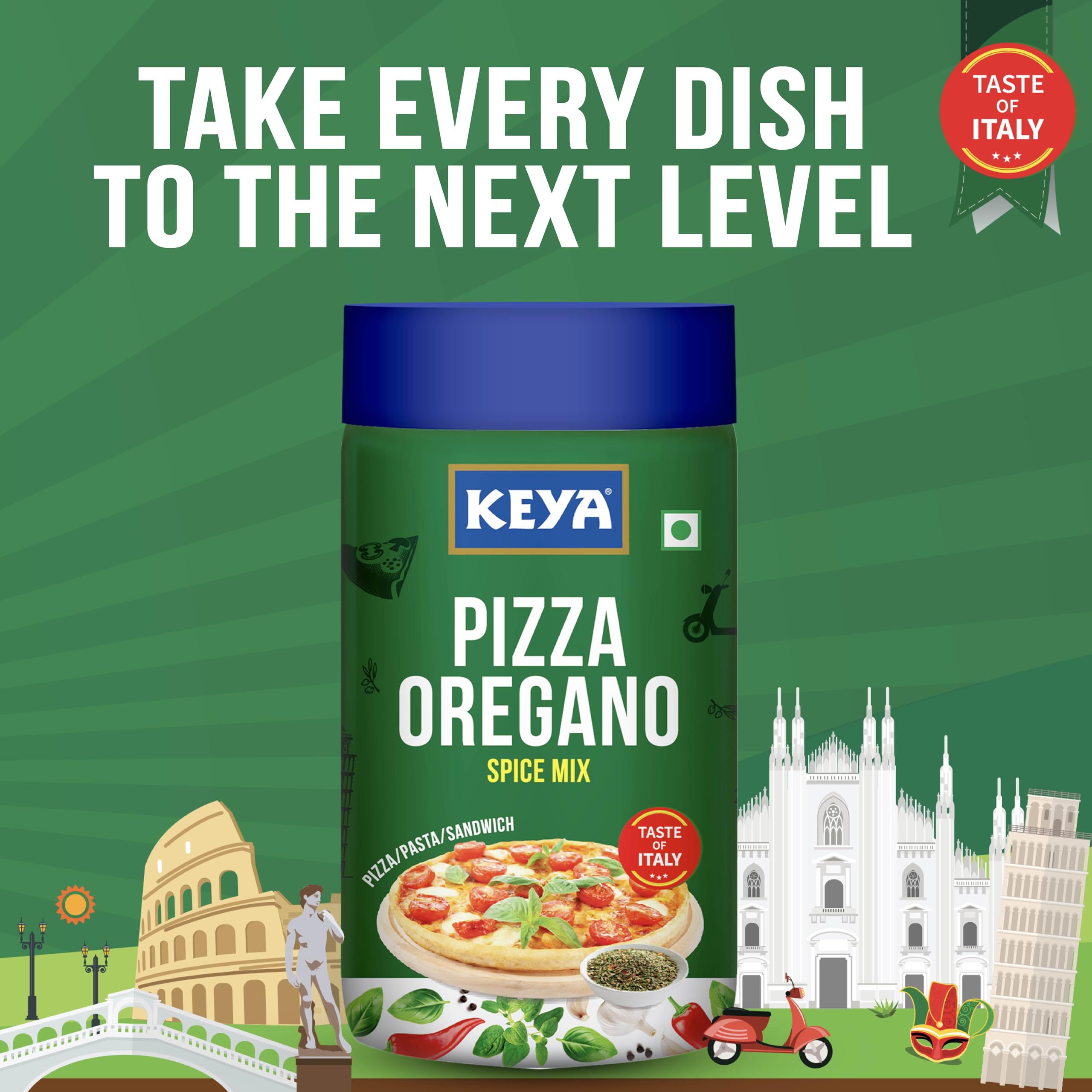 Amazon.com : Keya Pizza Oregano 75Gm (2.64 Oz ) : Grocery